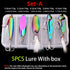 5pcs/lot Wobbler lures 3g/10g/15g Metal Vib Fishing Lure set Sinking Hard Metal VIB Sea Fishing Lures Artificial Pesca Bait